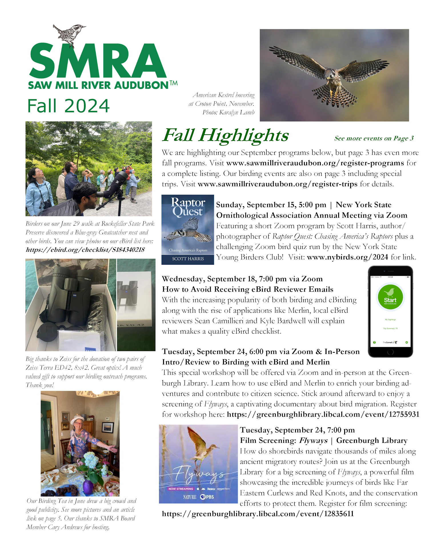 click above to download our latest newsletter